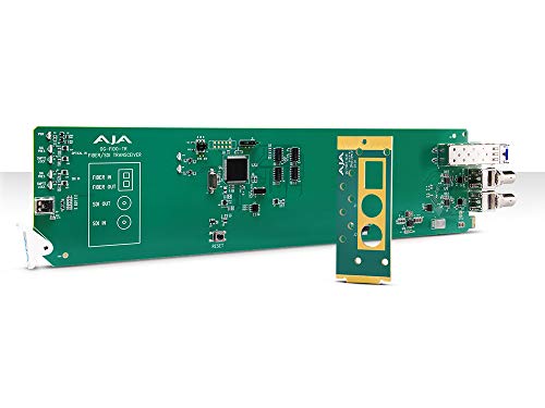 Image of Aja OG-FIDO-TR openGear 1-Channel 3G-SDI /LC Single Mode LC Fiber Transceiver, Dashboard Support