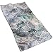 Produktbild KOOOLPUN Buntes Marmormuster-Handtuch, ultraweiche Mikrofasertücher für Badezimmer 40X70CM