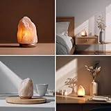 Himalayan White Salt Rock Crystal lamp Natural Shape. Very Rare Salt Crystal Light. Mood Table lamp Home décor Gift (Himalayan White Salt Lamp 2-3KG) from Punjab, Pakistan - Image 6
