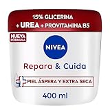 CONTENIDO DEL ENVÍO - NIVEA Repara & Cuida Crema hidratante corporal, facial y para manos, crema con urea hidratante para piel extra seca y áspera, 72 h de hidratación, con glicerina y urea, 1 x 400 ml