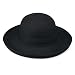 Wallaroo Hat Company Women's Sydney Sun Hat - Packable, Black