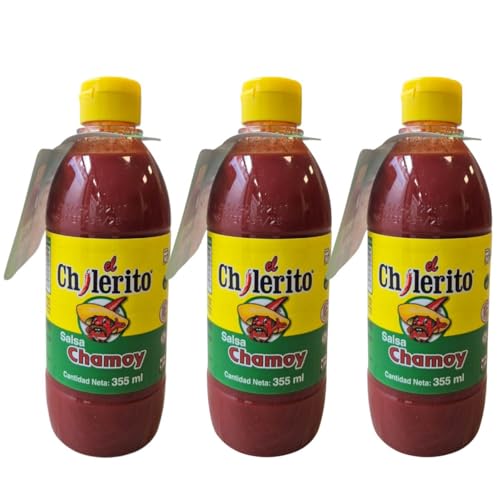 Pack de 3 Chilerito Chamoy 355 ml by Universabor– Auténtico Sabor Mexicano para Empresas, Catering y Restaurantes