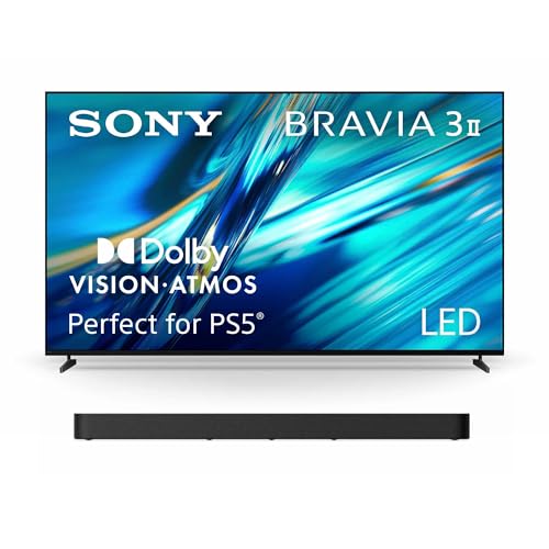 Image of Sony BRAVIA 3 II 100-Inch 4K Ultra HD LED Smart TV (K-100XR30M2) with BRAVIA Theater Bar 7 9-Speaker Soundbar (HT-A7100) Bundle