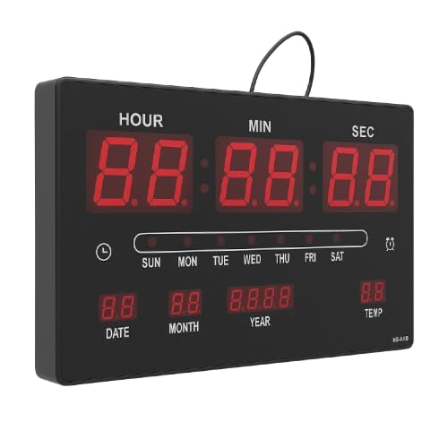 Image of FREDI HD PLUS WiFi Digital Clock Camera 1080P Full HD | 32GB Inbuilt Storage | Live View on Mobile & PC | Motion Detection | Loop Recording | Smart LED Display Clock for Home & Office Monitoring
