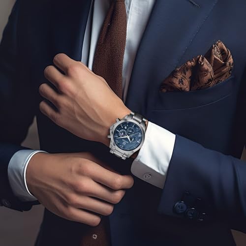 Image of BENYAR Mens Watches Analog Quartz Chronograph Waterproof Wrist Watches for Men Fashion Business Work Casual Sport Designer Dress Watch with Calendar Elegant Gifts for Men