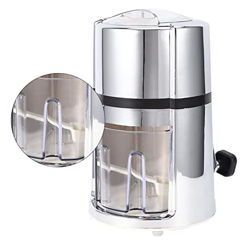 Restokki Manual Ice Crusher Commercial Household Portable Shaved Ice Crusher with Stainless Steel Blade - Image 5