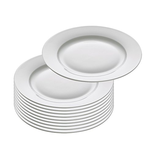 Maxwell & Williams Cashmere Theekop en Schotel Set, Fine Bone China, 230 ml - Wit (Set van 4 Theekopjes en 4 Schotels