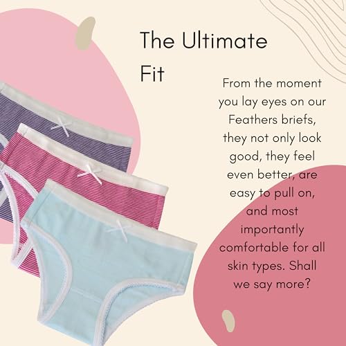 Feathers Girls and Toddler Underwear - Kids Underwear - Super Soft Cotton2