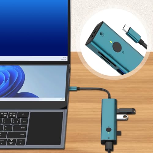 Hub USB C répartiteur 7 ports USB 3.0 ordinateur portable - 3