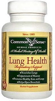 Common Sense Herbal Products Lung Health 120 Respiratory Support
