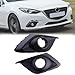 1Pair Front Left and Right Side Fog Light Cover Bezel Replacement For Mazda 3 2014 2015 2016
