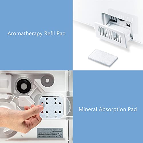 Uc5501 Humidifier Replacement Filter, Mineral Absorption Cotton Pads And Aromatherapy Cotton Pads Set Compatible With Elechome Uc5501 Humidifier #TOP2