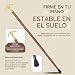 Imagen de Ajuny Bastón De Madera Y Latón Diseño De Mango De Gancho Dorado Elegante