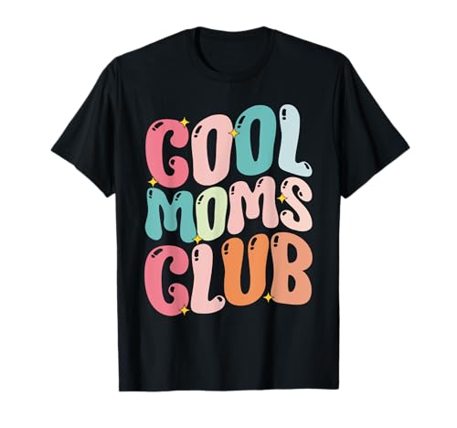 Cool Moms Club Retro Groovy Mama Mom Mummy Matchs Famille T-Shirt