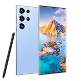 Echoamo S24 Ultra Cell Phone,5G Unlocked Phone,Smartphone with Tool Pen, Android 14.0 Cell Phone 6GB+256GB Dual SIM Dual Standby (Blue)