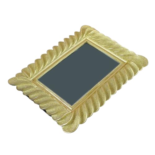 OUNONA Vintage Picture Frame Embossed Design Elegant Photo Holder for Desktop European Home for Cherished Memories