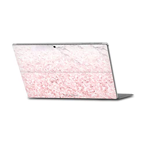Couverture vinyle marbre rose or pour Microsoft Surface Pro, peau adhésive sur mesure