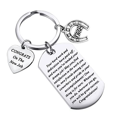 WSNANG New Job Gift Congratulations On Your New Job Keychain