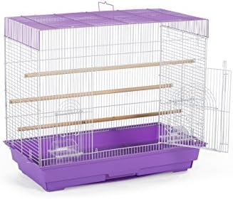 Prevue Pet Products SP1804-3 Flight Cage, Lilac/White,26" L x 14" W x 22 1/4" H