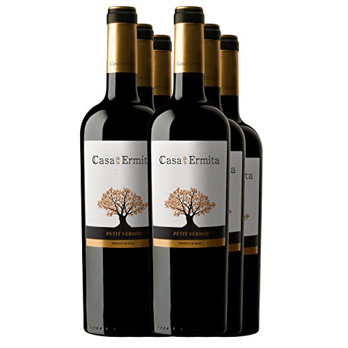Casa de la Ermita Petit Verdot, Vino Tinto Crianza - pack de 6 x 750 ml Cover