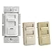 Leviton IP710-DLZ IllumaTech 1200VA Preset Fluorescent Slide Dimmer, Single Pole and 3-Way, White/Ivory/Light Almond