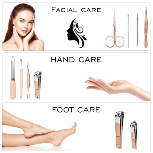 Image of Christmas Stocking Stuffers for Women Nail Clippers Manicure Kit Care Tools