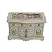jinyi2016SHOP Scatola Musicale Antique Vintage Music Box, Creativo Musicale Ballerina Jewelry Box, Rettangolo Trinket, Room Decor e Compleanno Craft Gifts Carillon Musicale