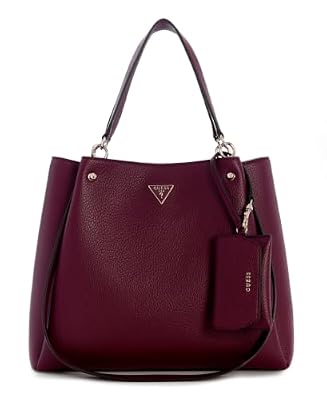GUESS borsa a tracolla borsa shopper Lorella Girlfriend Tote Merlot bordeaux