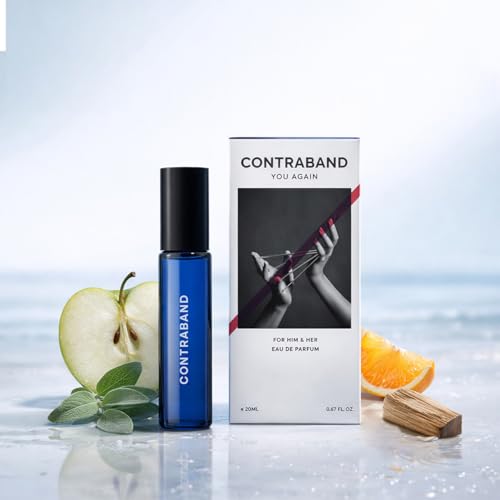 Image of Contraband Eau De Parfum - You Again | Discovery Size | Aquatic, Musk and Amber Fragrance Notes | Fresh & Long Lasting Spray Perfume For Men & Women | 20 ml