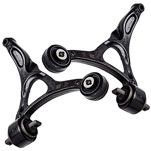 Image of Detroit Axle - Front End 14pc Suspension Kit for 2003-2014 Volvo XC90, 2 Lower Control Arms, 2 Lower Ball Joints, 4 Inner & Outer Tie Rods, 4 Front Rear Sway Bar Links, 2 Boots, Replacement