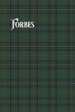  Forbes Tartan Composition Book Paperback 300 College Ruled Pages: 6x9 Inch Monogram Pages, Personalized for the Scottish Clan Forbes Members & Perfect ... Recipes  Clan Forbes Tartan Fabric Look