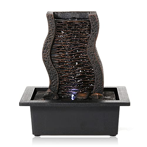 Dyna-Living Water Fountains Indoor Tabletop Water...