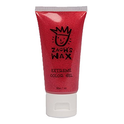 Zach's Wax Color Hair Gel - Red - 1 Ounce