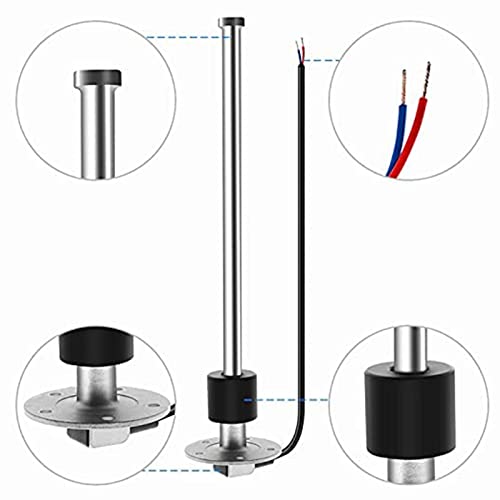 Geloo Brandstofniveau Sensor, Marine Boot Brandstofafzender Auto Brandstof Water Niveau Sensor 316 Rvs Unit 5 Gat 0~190 ohm 425MM - Afbeelding 4