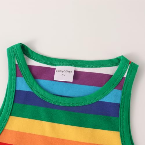 Spring&Gege Boys Striped Tank Tops Summer Sleeveless Cotton T Shirt (4-12 Years)3