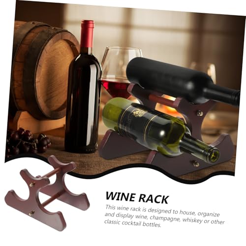Casier à vin sur comptoir design en bois véritable de qualité - 7
