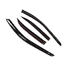 TuningPros Outside Mount Window Vent Visors Rain Guards Compatible with Honda Accord Sedan 1998-2002 | Side Window Wind Deflectors Rain Shields | Black Tinted, 4 Pcs Set, BGWV-209 #1