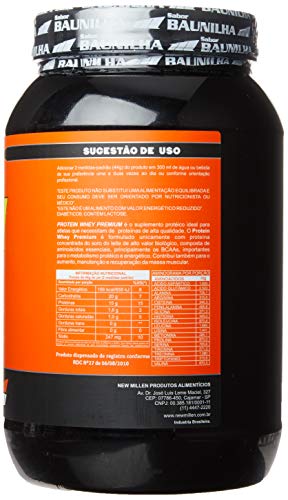 Protein Whey Premium Series Baunilha, New Millen, 900g