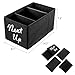 MyGift Portable Foldable Pickleball Paddle Queue Baskets – Holds Up to 24 Paddles, Black Fabric Organizer with Ball Compartment & Next Up Marker for Indoor and Outdoor Courts, Set of 2