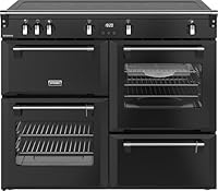 Stoves Richmond 110Ei TCH 110cm wide Electric Range Cooker with Induction Hob - Black - A/A/A Rated