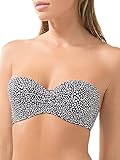 Smart & Sexy Women's Swim Secret Bandeau Bikini Top, Itsy Pebbles, 36DD
