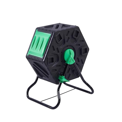 Lanco - Secchio per concimare 60 litri. Contenitore per compostaggio per produrre fertilizzante. Per l’accelerazione del compostaggio e la sostenibilità ambientale. Colore nero.