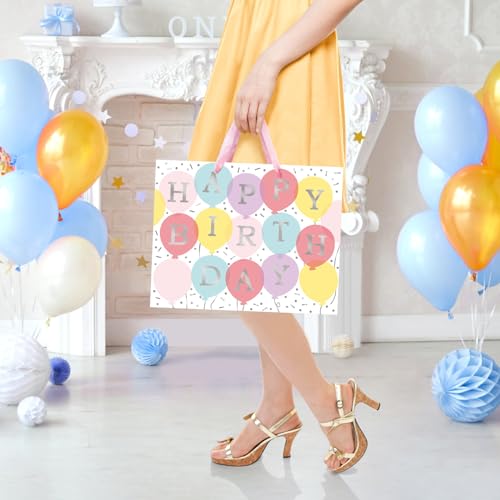 Laidans 13 Inch Large Happy Birthday Gift Bag With Tissue Paper And Card For Girls Kids Women Birthday thumb #5