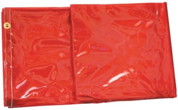 BEST WELDS 902-CURTAIN-6X10-ORG - Welding Curtain, 10ft X 6ft, PVC, Orange, 14 mil (2pk)