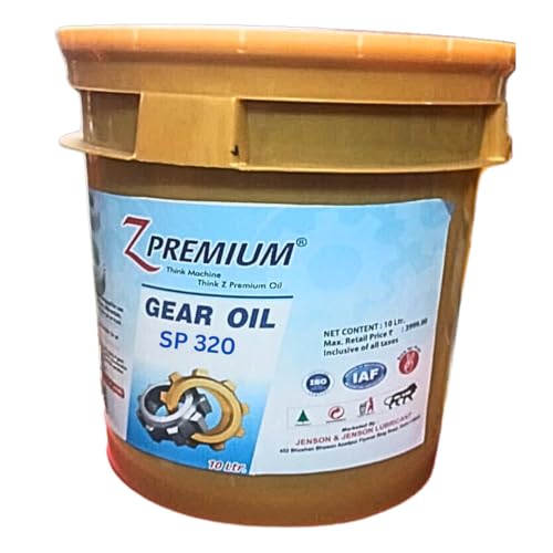 Image of Z Premium Gear Oil 320 (10 Liters) - High Viscosity, Outstanding Oxidation Resistance & Wear Protection for Gears, Bearings & Manual Transmissions