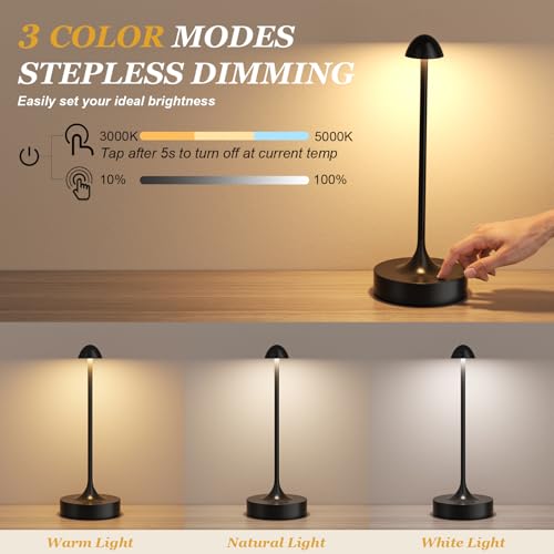 14% Off Kakanuo Rechargeable Cordless Table Lamp 2-Pack - Image 5
