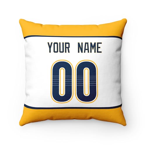 Image of ANTKING Nashville Throw Pillow Personalized Custom Any Name and Number for Men Women Boy Gifts
