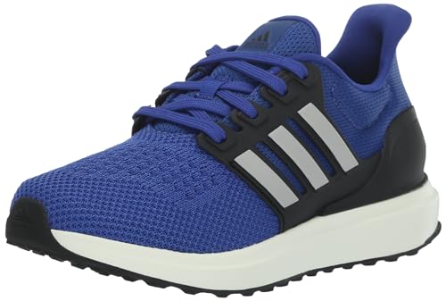 adidas UBounce DNA Sneaker, Semi Lucid Blue/Grey/Black, 3.5 US Unisex Little Kid