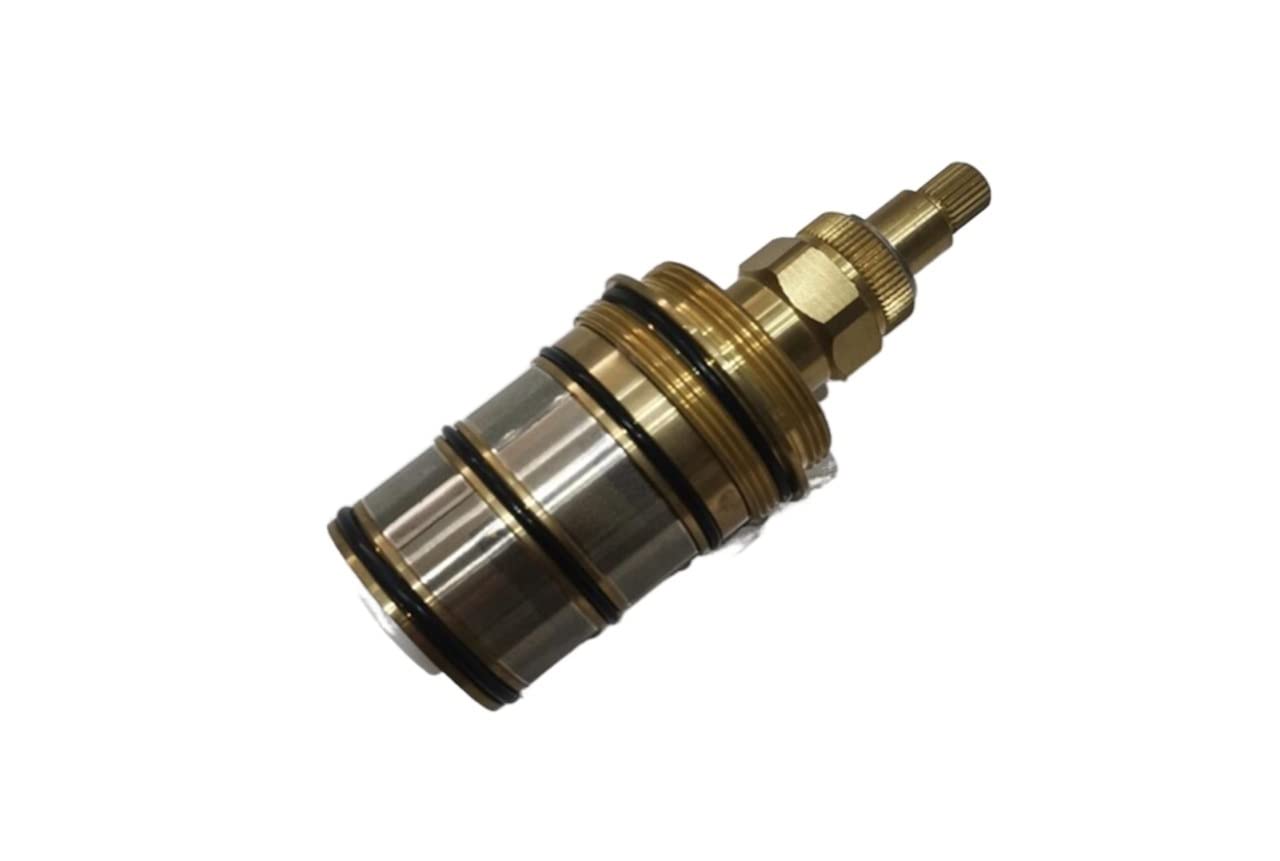djkyu Brass Bath Shower Thermostatic Cartridge&Handle Fit For Mixing Valve Mixer Shower Bar Mixer Tap Shower Mixing Valve Cartridge