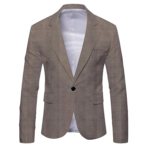 Costume de printemps imprimé rayé pour homme élégant au quotidien